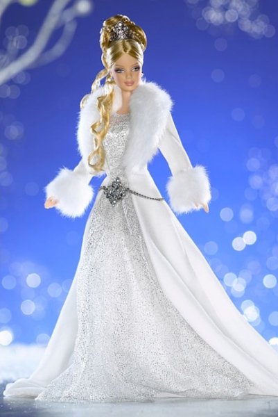 Barbie Winter Fantasy blonde, rok 2003