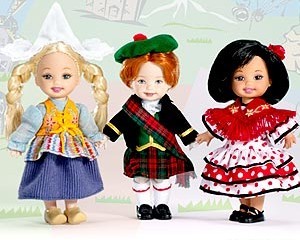 Barbie Kelly - kamarádky (Holandsko, Skotsko a Španělsko)