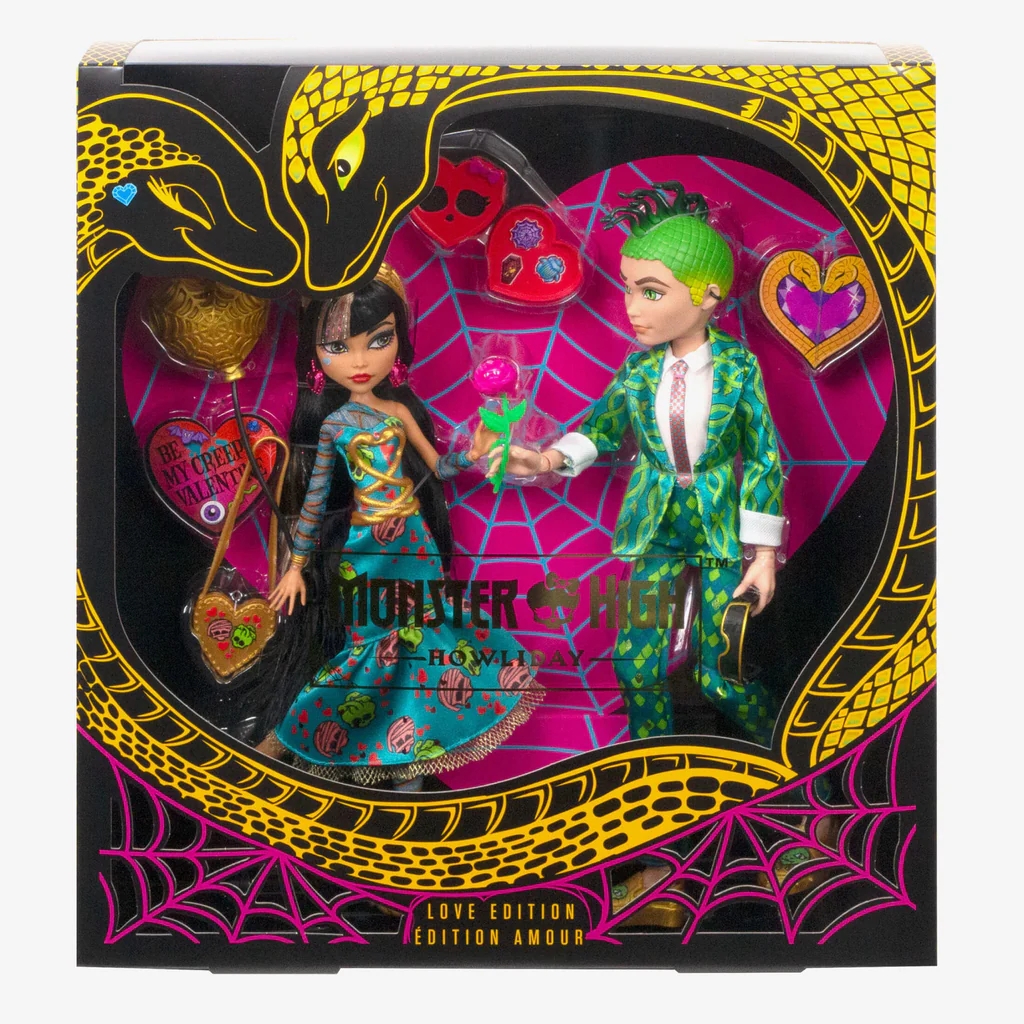 Monster High Cleo and Deuce Howliday Love Edition - 2pack, rok 2023 - HKY85