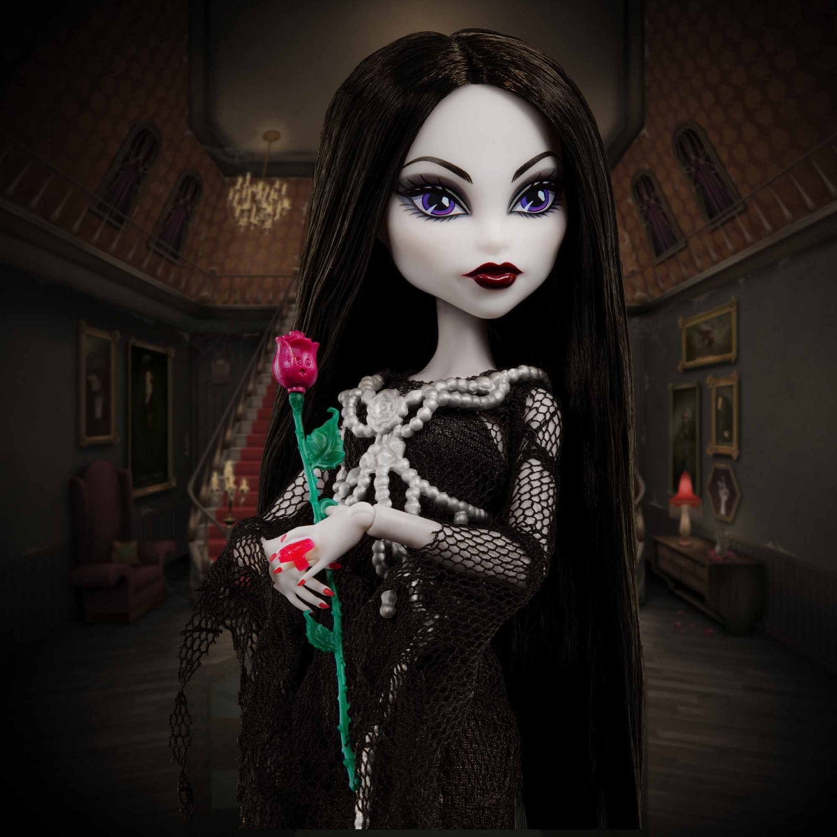 Monster High Skullector Addams Family Doll Two-Pack - Morticia + Wednesday Skullector Doll 2-Pack, rok 2021