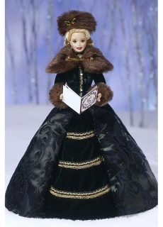 Holiday Caroler Barbie (porcelánová), rok 1996