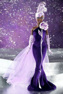 Barbie Sterling Silver Rose Afro-American by Bob Mackie, rok 2002